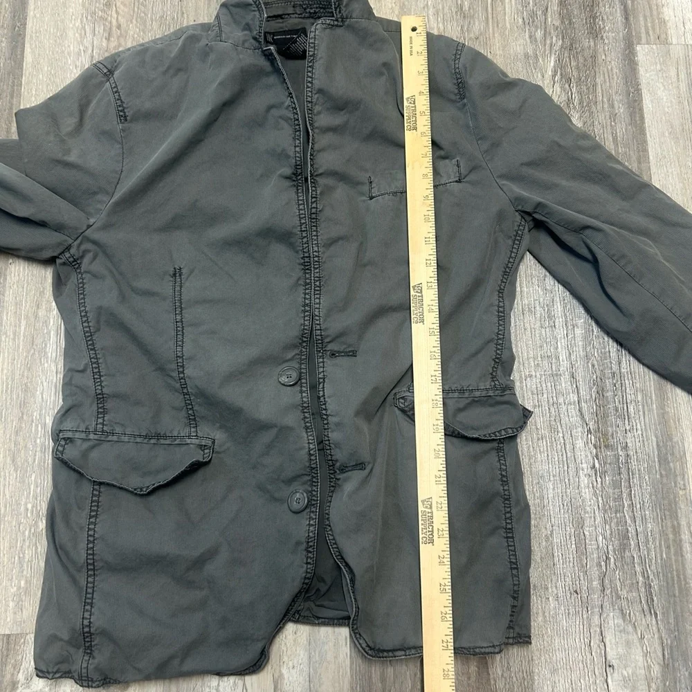 Women’s INC International Concepts Button Front Gray Jacket Size Medium.